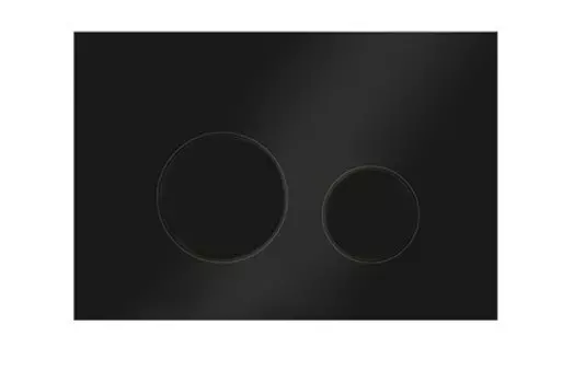 Кнопка смыва Elsen E11 черная матовая