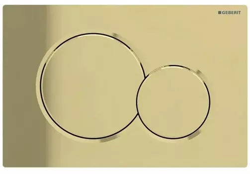 Кнопка смыва Geberit Sigma 01 115.770.DM.5 золото матовое