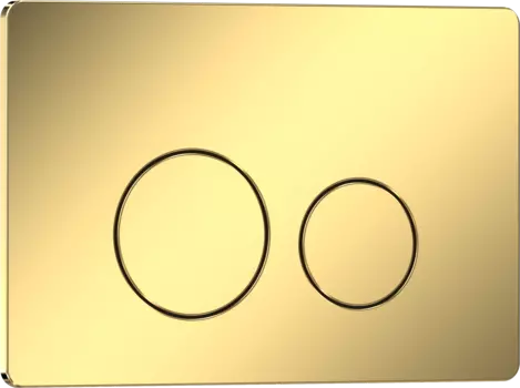 Кнопка смыва Iberica Blanca INOX-O IB.B081.006.002 золотой