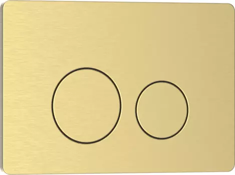 Кнопка смыва Iberica Blanca INOX-O IB.B081.005.003 золотой