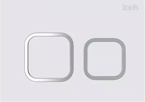 Кнопка смыва Iddis Unifix UNI40MWI77 белая матовая