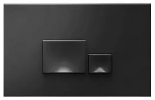 Кнопка смыва Isvea Axis Piazza 54MJ0104I черный матовый