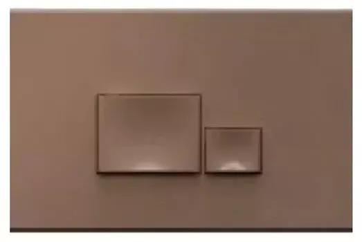 Кнопка смыва Isvea Axis Piazza 54MJ0105I коричневый матовый