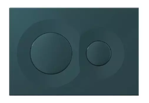 Кнопка смыва Isvea Dome 54DM0114I изумрудный матовый