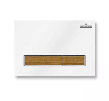 Кнопка смыва Lavinia Boho Relfix 38050603 благородный белый, светлое дерево