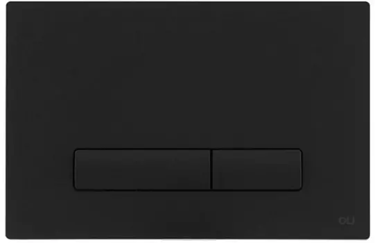 Кнопка смыва Oli Glam 139187 черный Soft touch