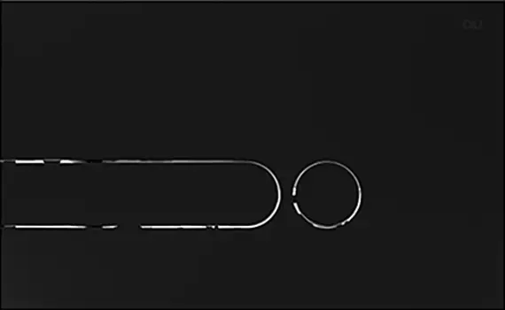 Кнопка смыва OLI IPLATE 670005 Soft-touch, черная