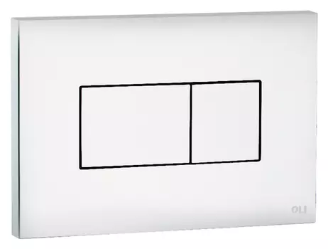 Кнопка смыва OLI Karisma 641001 белая