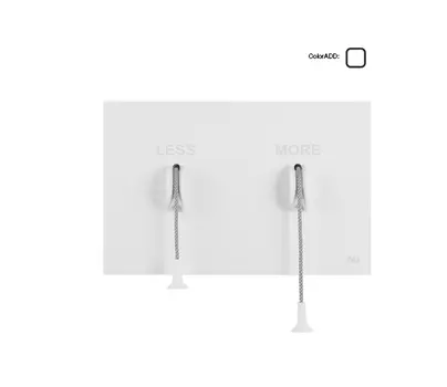 Кнопка смыва OLI Less is More 883526 белый