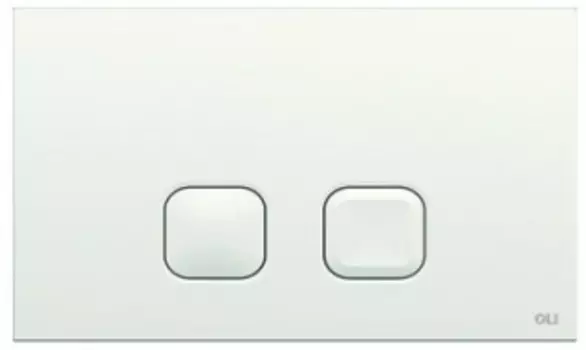 Кнопка смыва OLI Plain 70826 белая