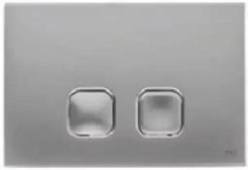 Кнопка смыва OLI Plain 70828 хром матовый