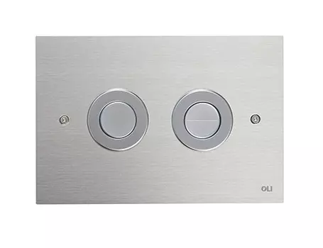 Кнопка смыва OLI Trend 656506 пневматическая, хром матовый
