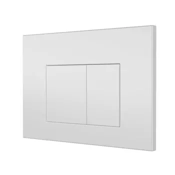 Кнопка смыва Owl 1975 Nikel White Matt