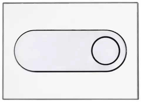 Кнопка смыва Pestan Fluenta Onyx белая