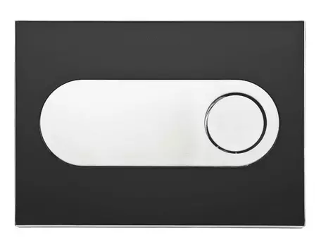 Кнопка смыва Pestan Fluenta Onyx черная