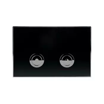 Кнопка смыва Point Венера PN44071BC черная/хром