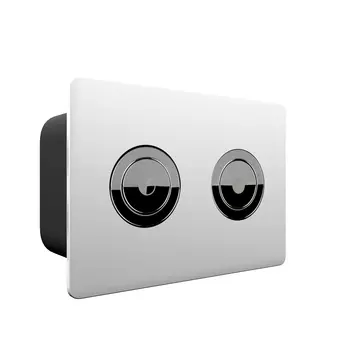 Кнопка смыва Point Венера PN44072WC белая/хром