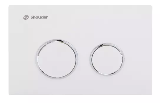 Кнопка смыва Shouder SHD-00011932 слоновая кость / хром