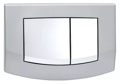 Кнопка смыва TECE Ambia 9240253 матовый хром, кнопка хром