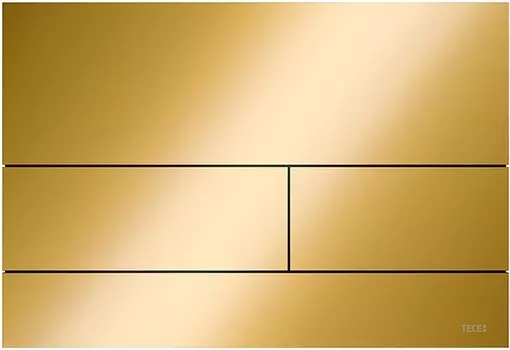 Кнопка смыва TECE Square 9240839 металлическая, золото глянец