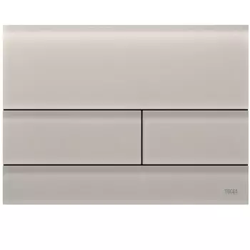 Кнопка смыва TECE Square II 9240827 стеклянная, песочно-бежевая сатинированная