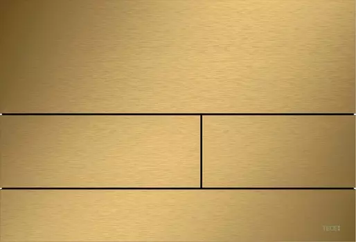 Кнопка смыва TECE Square II 9240847 металлическая, сатин, позолоченный