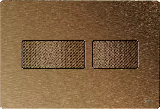 Кнопка смыва TECE TECEsolid 9240435 бронза, текстура ромбы