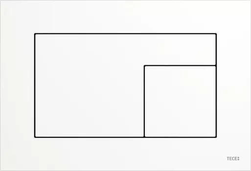 Кнопка смыва TECE Velvet 9240735, белый