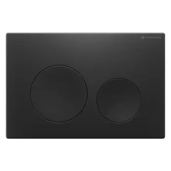 Кнопка смыва Terminus 62K24х16B черный