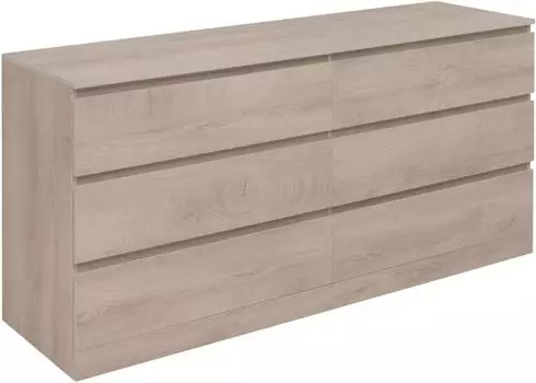 Комод Aquanet Сканди 160x48 дуб эдгрейн, 6 ящиков