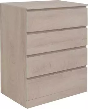 Комод Aquanet Сканди 80х48 дуб эдгрейн, 4 ящика