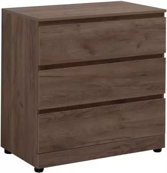 Комод Aquanet Сканди 80х48 дуб крафт, 3 ящика