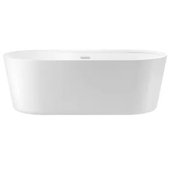 Комплект 4 в 1 акриловая ванна Wellsee Vanille Joie 236501001 180х85 + ножки + экран + слив-перелив