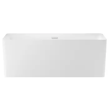 Комплект 4 в 1 акриловая ванна Wellsee Pure BY Wellsee 230702001 166х77 белая матовая + ножки + экран + слив-перелив