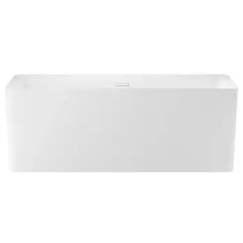 Комплект 4 в 1 акриловая ванна Wellsee Pure BY Wellsee 230702002 166х77 белая матовая + ножки + экран + слив-перелив