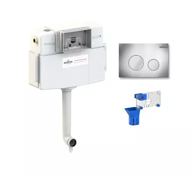 Комплект бачка скрытого монтажа для приставного унитаза 3 в 1 Lavinia Boho Relfix 77030059