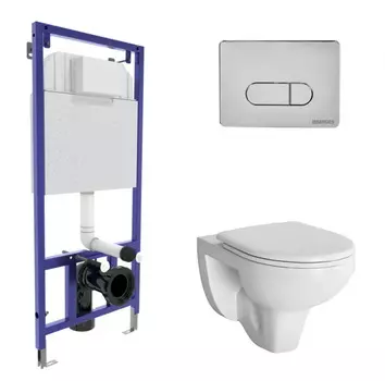 Комплект Berges Gamma 042417 кнопка хром глянец