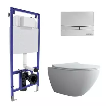 Комплект Berges Wasserhaus Novum 525 043269 кнопка хром