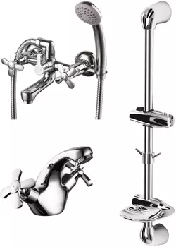 Комплект для ванной Смеситель Lemark Partner LM6542C для ванны с душем + Смеситель Lemark Partner L