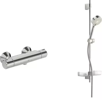 Комплект для ванной Термостат Oras Nova 7460U для душа + Душевой гарнитур Oras Apollo 544