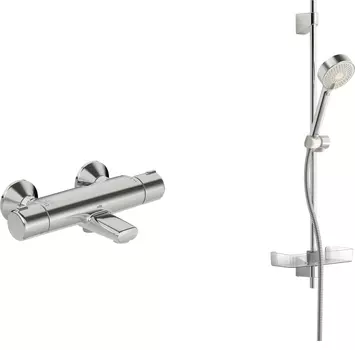 Комплект для ванной Термостат Oras Nova 7462U для ванны с душем + Душевой гарнитур Oras Apollo 544