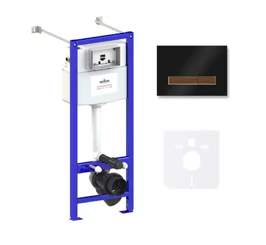 Комплект инсталляции для подвесного унитаза 4 в 1 Lavinia Boho Relfix 77020032