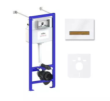 Комплект инсталляции для подвесного унитаза 4 в 1 Lavinia Boho Relfix 77020033