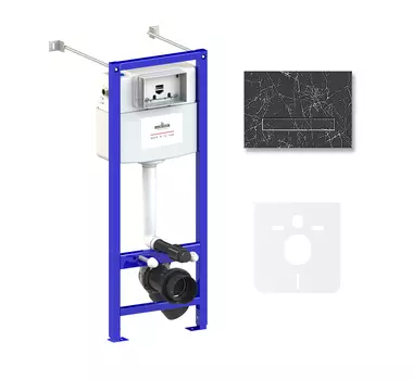 Комплект инсталляции для подвесного унитаза 4 в 1 Lavinia Boho Relfix 77020038