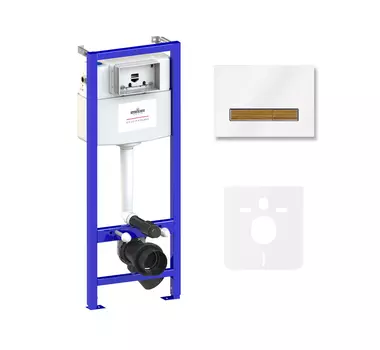 Комплект инсталляции для подвесного унитаза 4 в 1 Lavinia Boho Relfix 77010021