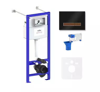 Комплект инсталляции для подвесного унитаза 5 в 1 Lavinia Boho Relfix 77020061