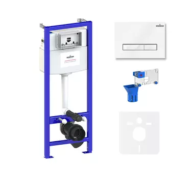 Комплект инсталляции для подвесного унитаза 5 в 1 Lavinia Boho Relfix 77010038