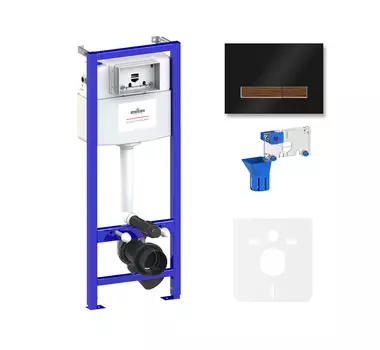 Комплект инсталляции для подвесного унитаза 5 в 1 Lavinia Boho Relfix 77010049