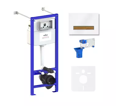 Комплект инсталляции для подвесного унитаза 5 в 1 Lavinia Boho Relfix 77020062