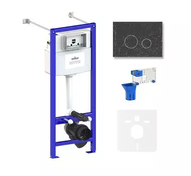 Комплект инсталляции для подвесного унитаза 5 в 1 Lavinia Boho Relfix 77020068